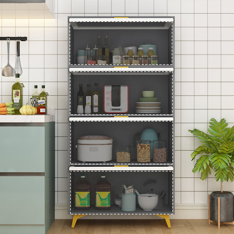 Sideboard in legno ingegnerizzato in stile glam Sideboard in vetro in vetro per soggiorno