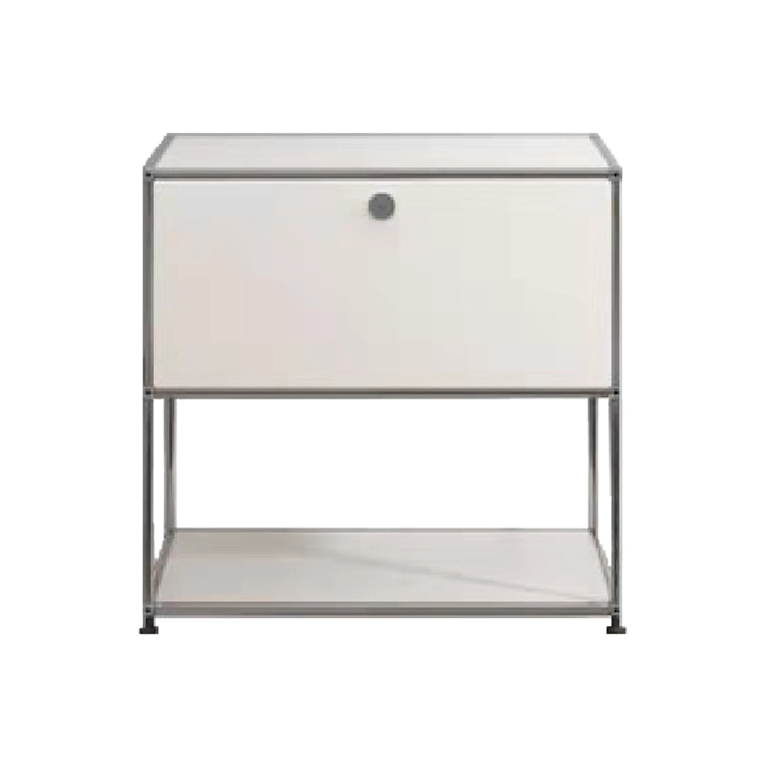 Server da pranzo in metallo moderno con cassetti credenza bianca per cucina