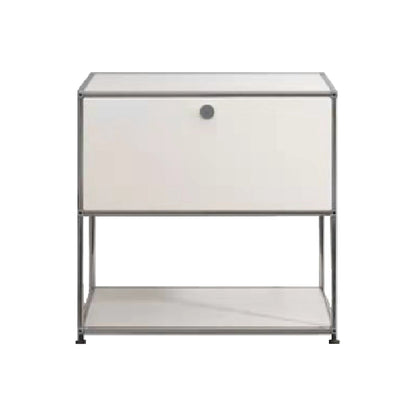 Server da pranzo in metallo moderno con cassetti credenza bianca per cucina