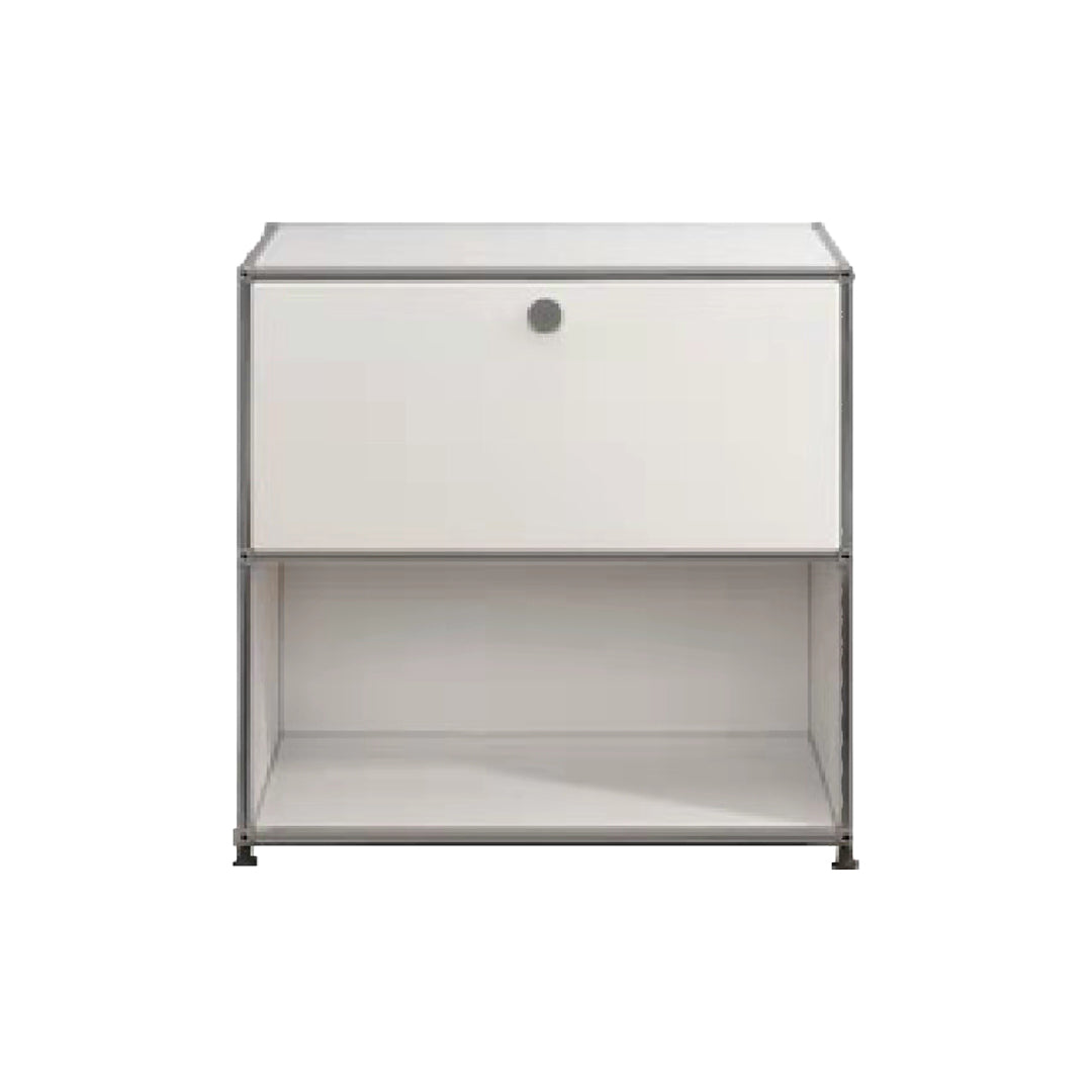 Server da pranzo in metallo moderno con cassetti credenza bianca per cucina