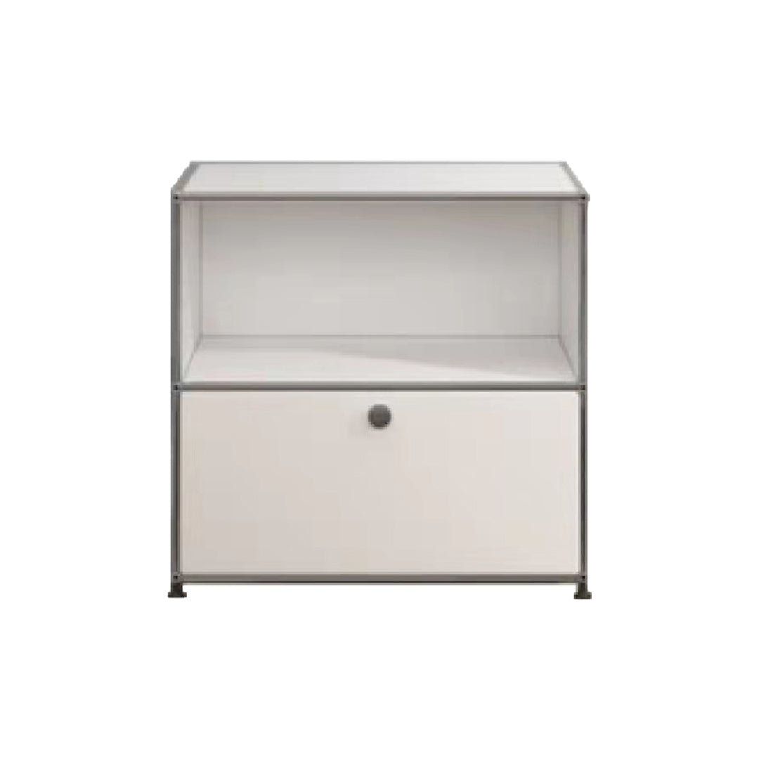 Server da pranzo in metallo moderno con cassetti credenza bianca per cucina
