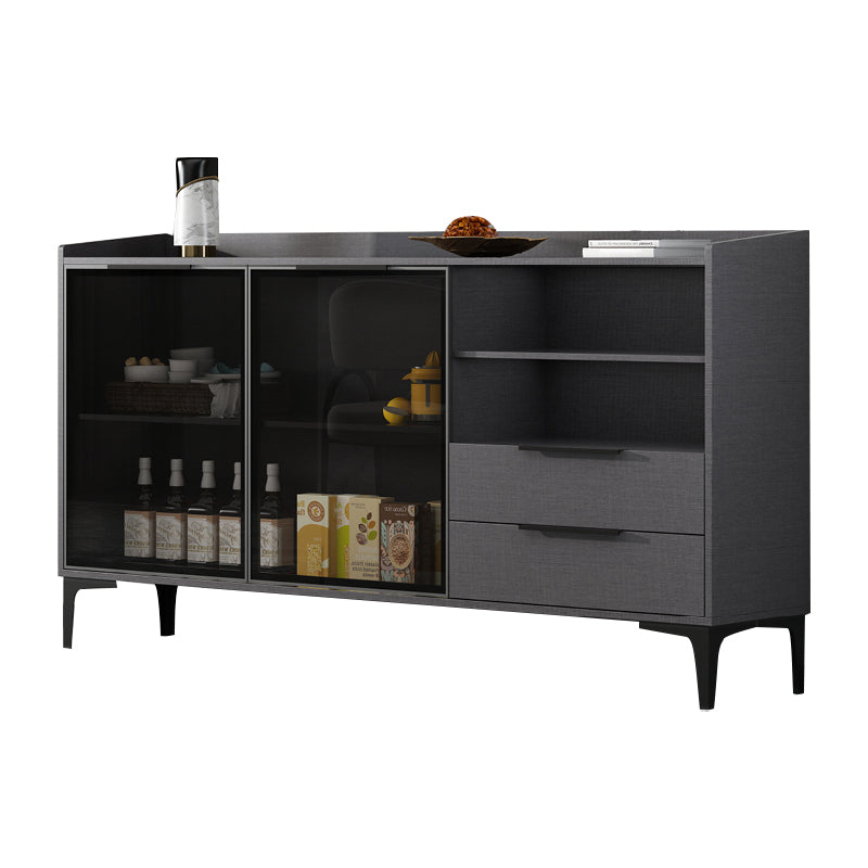 Siete sideboard di pietra sinterizzata in stile moderno con cassetti per soggiorno