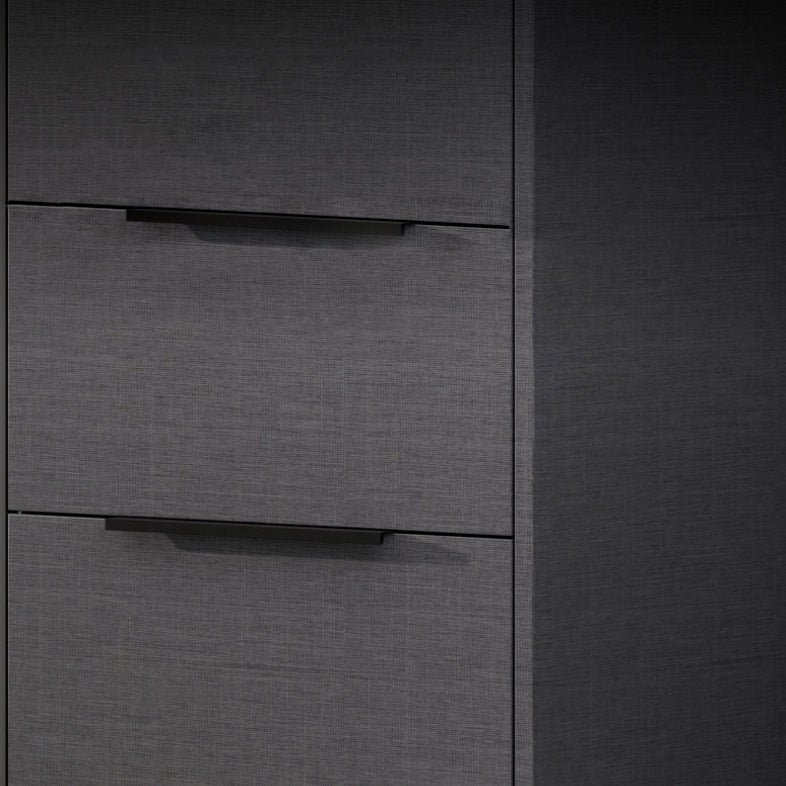 Siete sideboard di pietra sinterizzata in stile moderno con cassetti per soggiorno