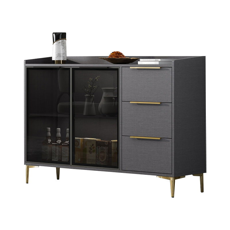 Siete sideboard di pietra sinterizzata in stile moderno con cassetti per soggiorno