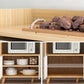 Modern Style Sideboard Engineered Wood Adjustable Shelving Sideboard