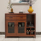 Modern Sideboard in Brown Solid Wood DIning Sideboard with Doors https: res.litfad.com site img item 2022 06 16 5108929 1200x1200.jpg Clearhalo 'buffet_sideboard' 'Buffets & Sideboards' 'furn' 'furn_buffet_sideboard' 'Furniture' 'Kitchen & Dining Furniture' 5108929
