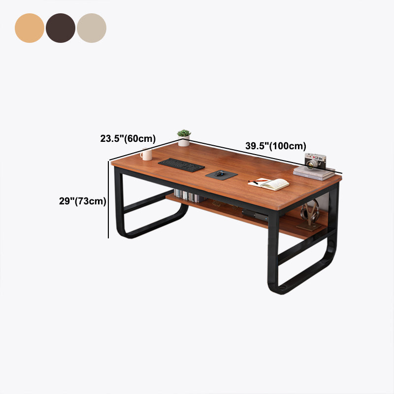 28.74 "W Office Desk Contemporary Style Writing Desk voor Study Room Office