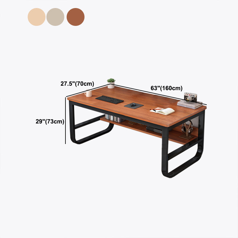 28.74 "W Office Desk Contemporary Style Writing Desk voor Study Room Office