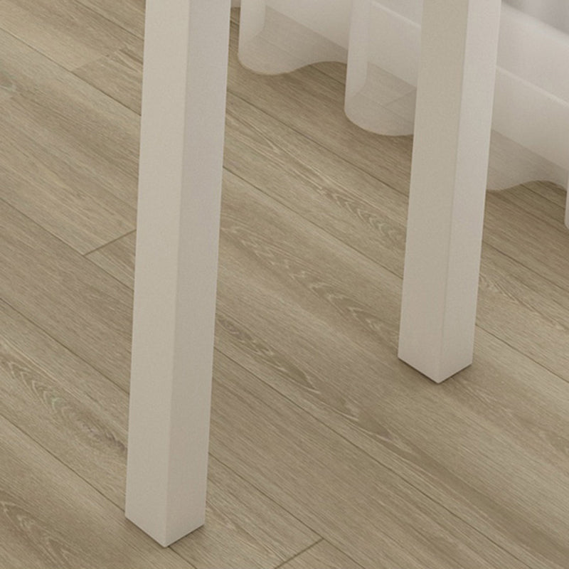 Bureau d'écriture rectangulaire moderne Bureau du bureau de Parsons en bois massif blanc pour la maison