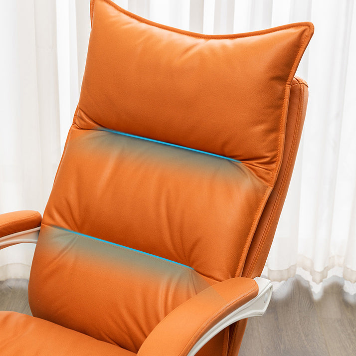 Sedia da computer esecutivo ad alto schiena sedia da tasti contemporanea con ruote