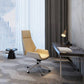Middle/High Back Office Chair With Sponge Leather Seat with Adjustable Height Office Chair Clearhalo 'furn' 'furn_office_chair' 'Furniture' 'Office Chairs' 'Office Furniture' 'office_chair' 5109446