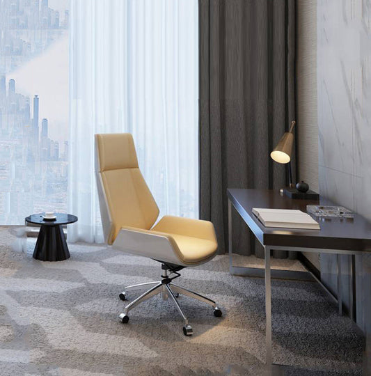 Middle/High Back Bureau -stoel met sponsleer stoel met verstelbare hoogtestoelstoel