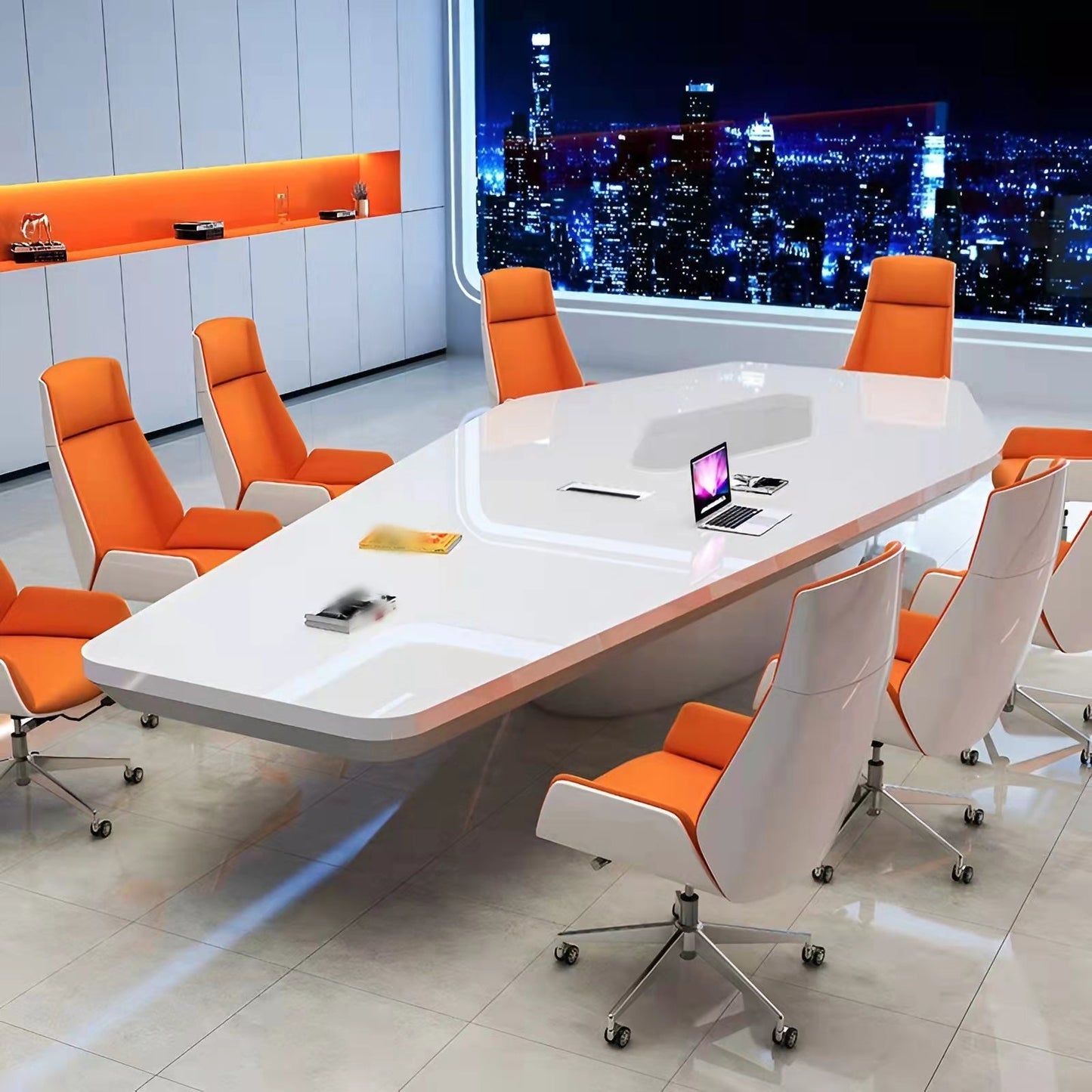 Middle/High Back Office Chair With Sponge Leather Seat with Adjustable Height Office Chair Clearhalo 'furn' 'furn_office_chair' 'Furniture' 'Office Chairs' 'Office Furniture' 'office_chair' 5109466