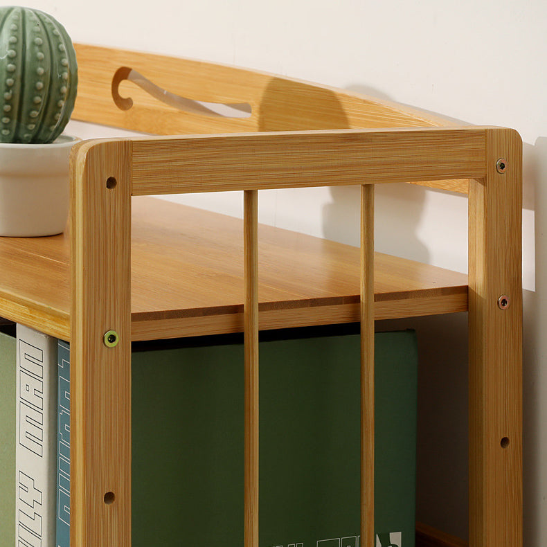 Libreria di legno rettangolo in legno moderno libreria