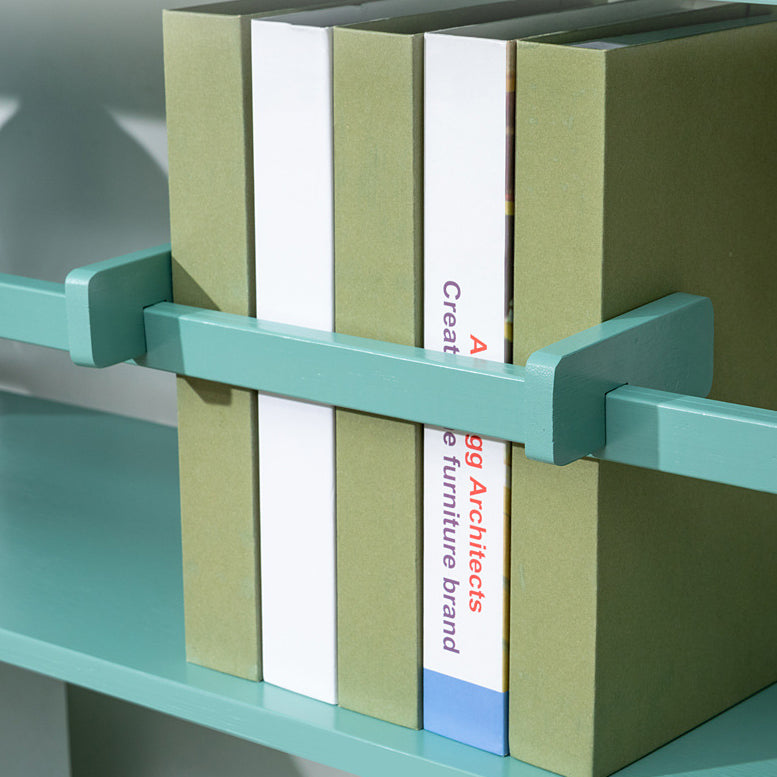 Libreria di legno rettangolo in legno moderno libreria