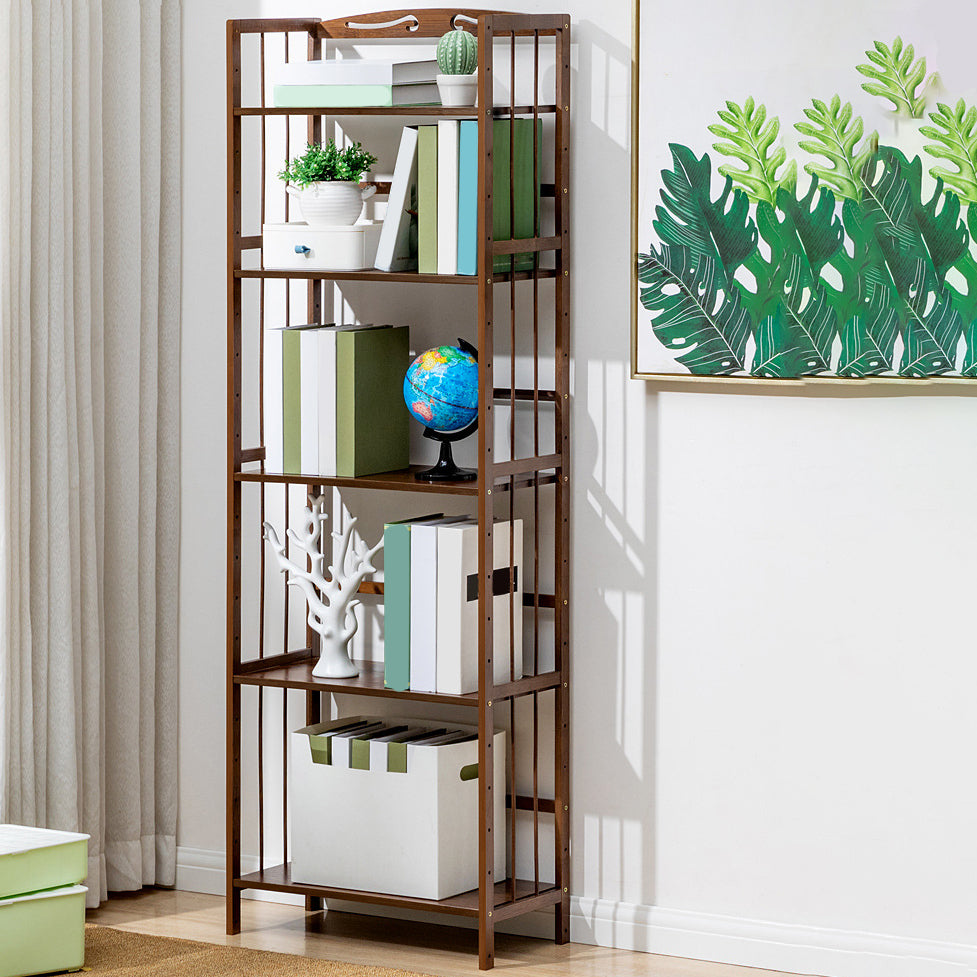 Libreria di legno rettangolo in legno moderno libreria