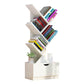 Contemporary Manufactured Wood Bookcase Closed Bookshelf for Study Room