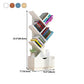 Contemporary Manufactured Wood Bookcase Closed Bookshelf for Study Room