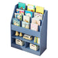 Engineered Wood Shelf Bookcase Contemporary Book Shelf for Study Room