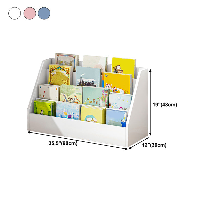 Engineered Wood Shelf Bookcase Contemporary Book Shelf for Study Room