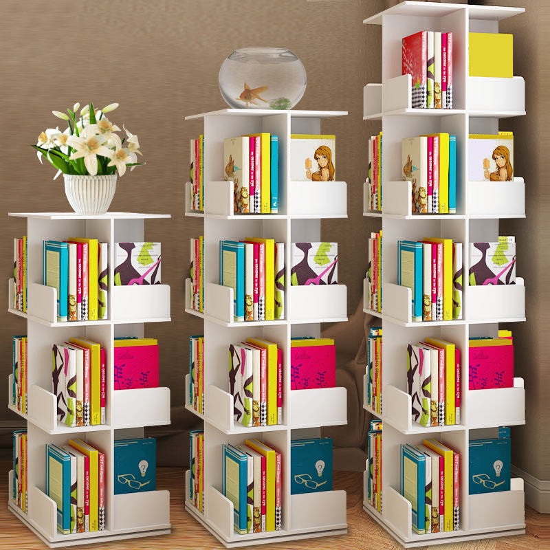 Modern Manufactured Wood Bookcase White Closed Bookshelf for Living Room Clearhalo 'Bookcases' 'furn' 'furn_bookcases' 'Furniture' 'Office Furniture' 5109793