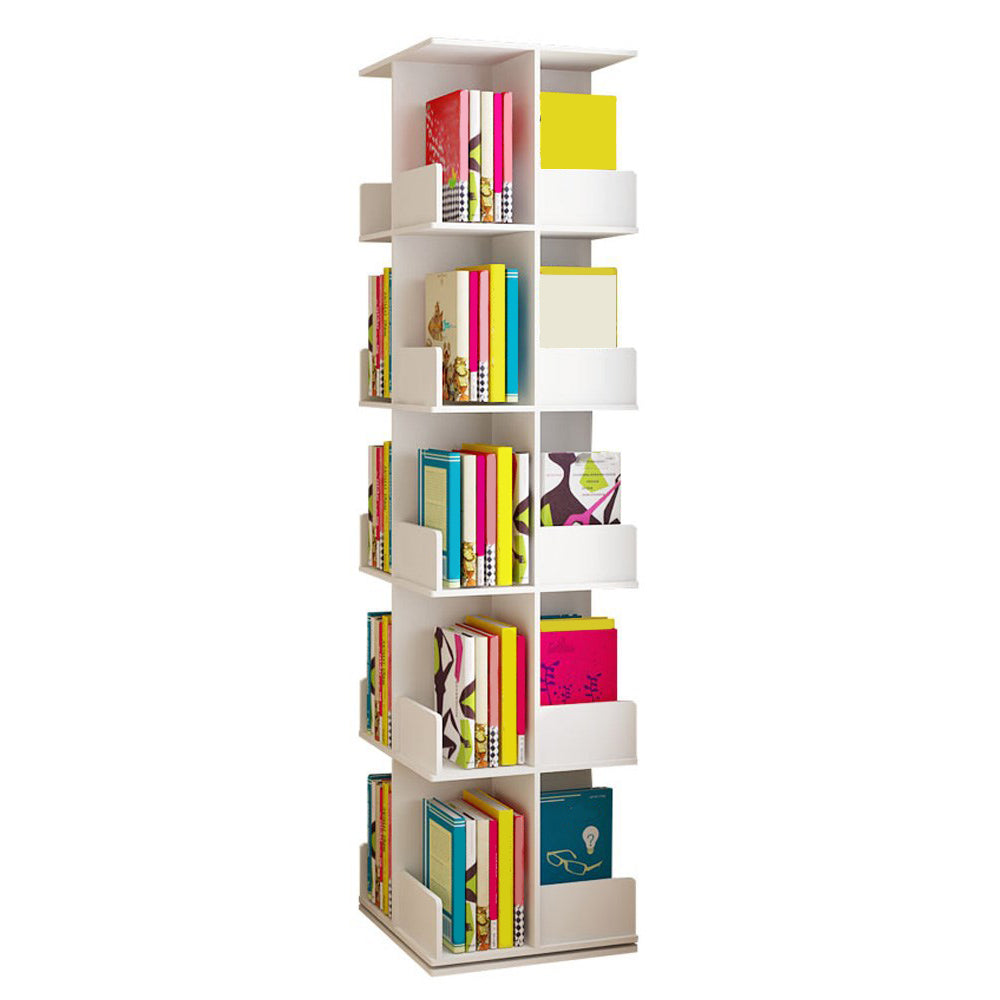 Modern Manufactured Wood Bookcase White Closed Bookshelf for Living Room Clearhalo 'Bookcases' 'furn' 'furn_bookcases' 'Furniture' 'Office Furniture' 5109799