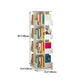 Modern Manufactured Wood Bookcase White Closed Bookshelf for Living Room Clearhalo 'Bookcases' 'furn' 'furn_bookcases' 'Furniture' 'Office Furniture' 5109802