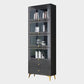 Modern Style Bookcase Standard Closed Back Wooden Bookshelf with Doors Clearhalo 'Bookcases' 'furn' 'furn_bookcases' 'Furniture' 'Office Furniture' 5109817