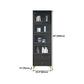 Modern Style Bookcase Standard Closed Back Wooden Bookshelf with Doors Clearhalo 'Bookcases' 'furn' 'furn_bookcases' 'Furniture' 'Office Furniture' 5109828