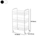 Contemporary Style Bookshelf Open Shelf Bookcase for Home Study Room Office