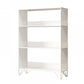 Scandinavian Metal Bookshelf Etagere Shelf Bookcase for Study Room 27.6"L x 9.8"W x 39.4"H White Clearhalo 'Bookcases' 'furn' 'furn_bookcases' 'Furniture' 'Office Furniture' 5109895