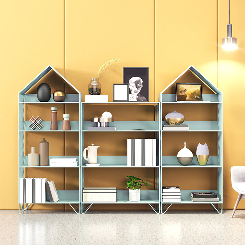 Scandinavian Metal Bookshelf Etagere Shelf Bookcase for Study Room Clearhalo 'Bookcases' 'furn' 'furn_bookcases' 'Furniture' 'Office Furniture' 5109898