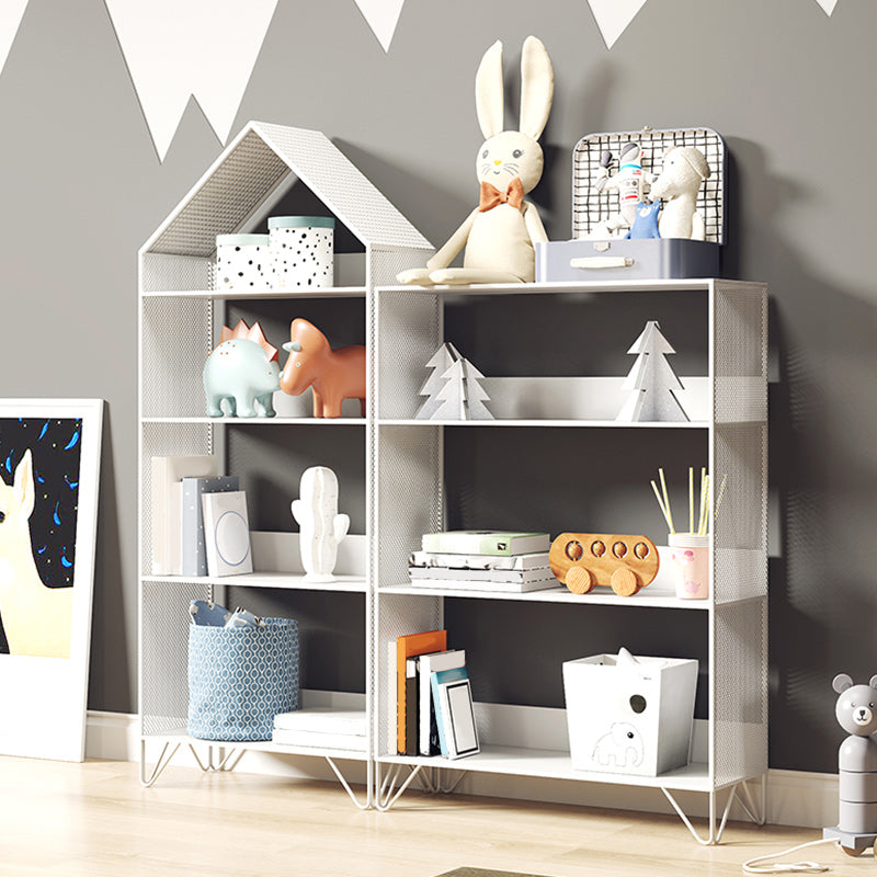 Scandinavian Metal Bookshelf Etagere Shelf Bookcase for Study Room Clearhalo 'Bookcases' 'furn' 'furn_bookcases' 'Furniture' 'Office Furniture' 5109900