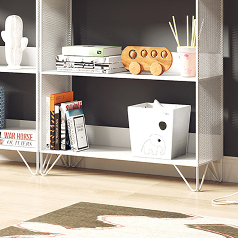 Scandinavian Metal Bookshelf Etagere Shelf Bookcase for Study Room Clearhalo 'Bookcases' 'furn' 'furn_bookcases' 'Furniture' 'Office Furniture' 5109905