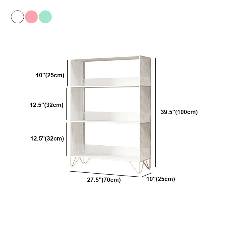 Scandinavian Metal Bookshelf Etagere Shelf Bookcase for Study Room Clearhalo 'Bookcases' 'furn' 'furn_bookcases' 'Furniture' 'Office Furniture' 5109912