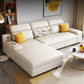 3 seat Mid Century Modern Pillow Top Arm Sofa Sewn Pillow Back Sofa Left Clearhalo 'furn' 'furn_sectionals' 'Furniture' 'Living Room Furniture' 'Sectionals' 5112711