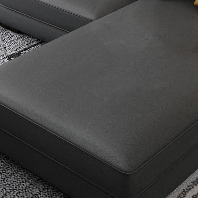 Divano a 4 posti moderno di metà secolo e cuscino da cuscino da cuscino cucito di divano posteriore