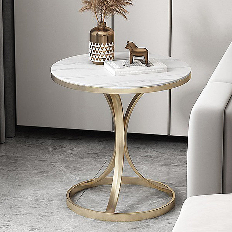 Tavolo da tavolo moderno di round -end per sala da pranzo e casa