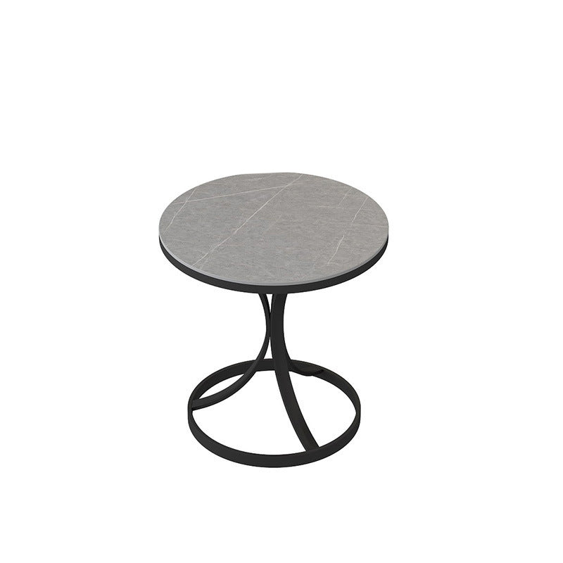 Tavolo da tavolo moderno di round -end per sala da pranzo e casa