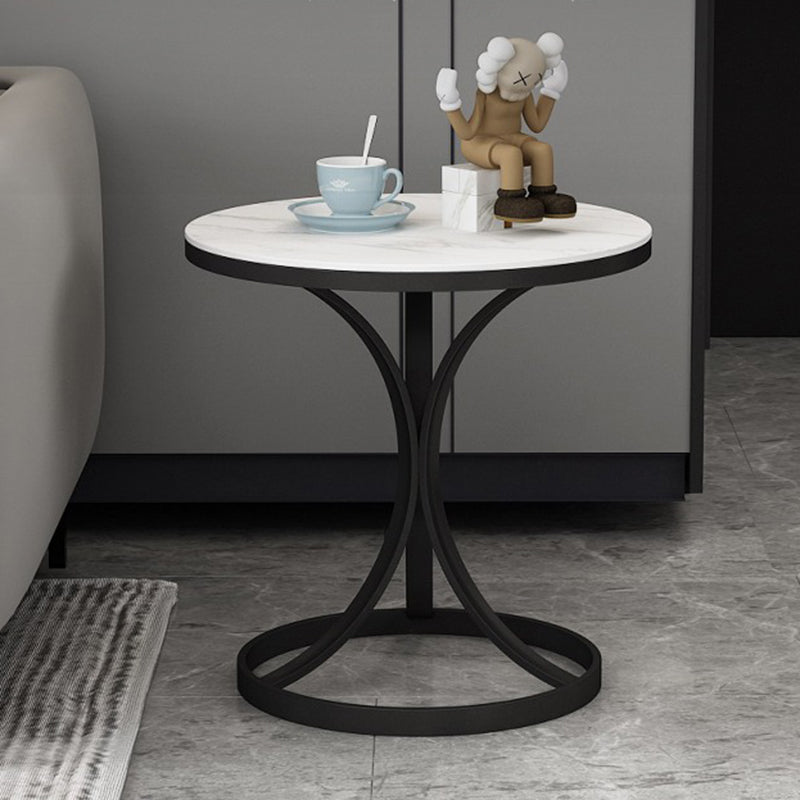 Tavolo da tavolo moderno di round -end per sala da pranzo e casa