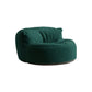 Velvet Armless Chaid 34.64 "L x 39.37" W x 18,89 "H CHAISE D'ACCINT pour le salon