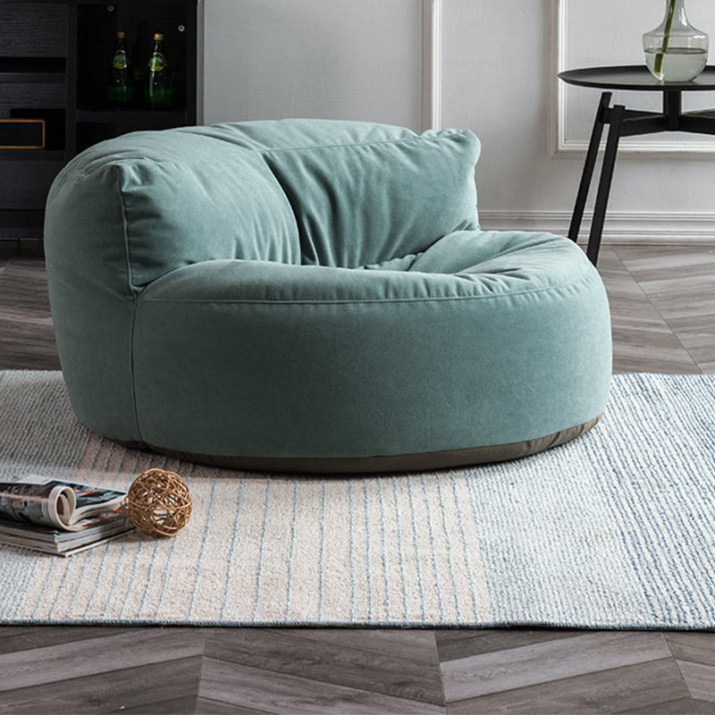 Velvet Armless Chaid 34.64 "L x 39.37" W x 18,89 "H CHAISE D'ACCINT pour le salon