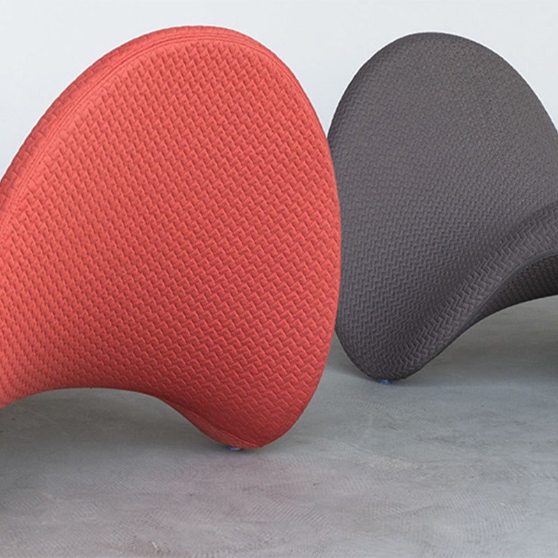 Armless Accent Chair 29.52" L x 33.85" W x 25.59" H Tongue Shape Chair Clearhalo 'Accent Chairs' 'accent_chairs' 'Chairs & Seating' 'furn' 'furn_accent_chairs' 'Furniture' 'Living Room Furniture' 5113330