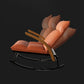 Chaise en cuir fausse 26,7 "L x 37,4" W x 37,4 "H Armes incluses pour chambre à coucher