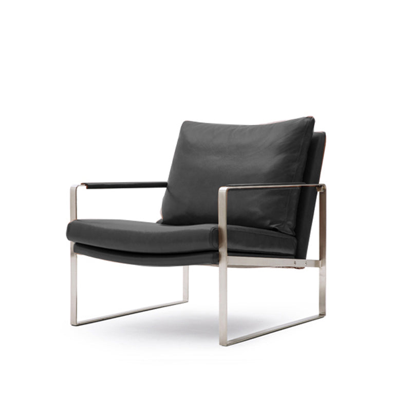 Chaise de bras en cuir fausse 28,74 "L x 31,88" W x 29.13 "H fauteuil accent pour le salon