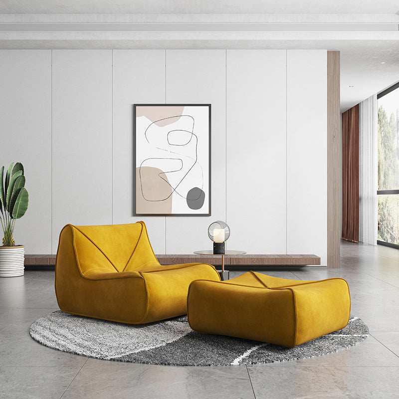 Sedia di divano in tessuto sedia accento moderno per camera da letto e soggiorno