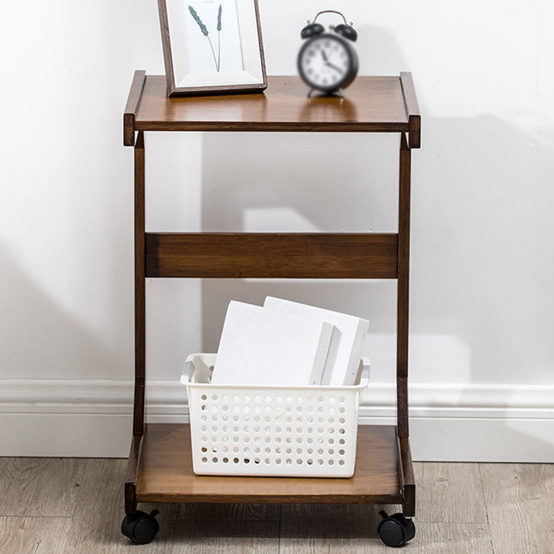 TABELLA DI NACCHIO/FINE DI LEGNO NATURALE 24,8 pollici H-SHELF COMPLETO COMPLETO CON I CAPERSO