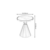 Voetstuk Basisontwerp Cocktailtafel Marmeren tafel Ronde salontafel met metalen basis