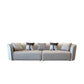 Stain-Resistant Faux Leather Modern Sofa/Sectional for Apartment, Living Room