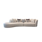 Stain-Resistant Faux Leather Modern Sofa/Sectional for Apartment, Living Room